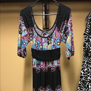 Women's midi off shoulder dress